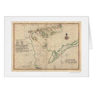 Delaware Bay Map 1639