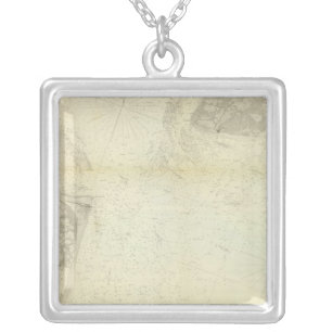 Delaware Bay, River 1 Silver Plated Necklace