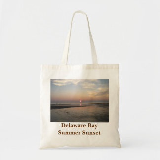 Delaware Bay Summer Sunset Tote Bag