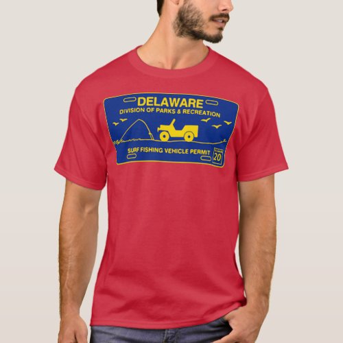 Delaware Beach Tag T_Shirt