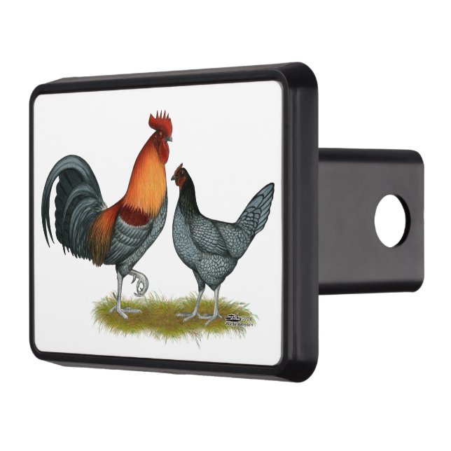 Delaware Blue Hen Hitch Cover (Left)