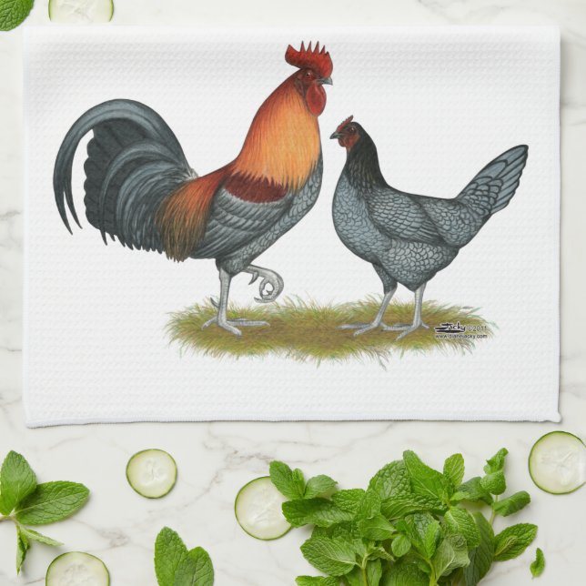 Delaware Blue Hen Kitchen Towel (Folded)