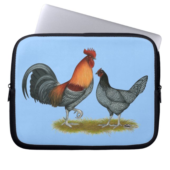 Delaware Blue Hen Laptop Sleeve (Front)