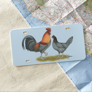 Delaware Blue Hen License Plate