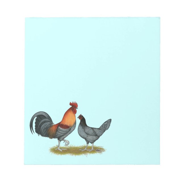 Delaware Blue Hen Notepad (Front)