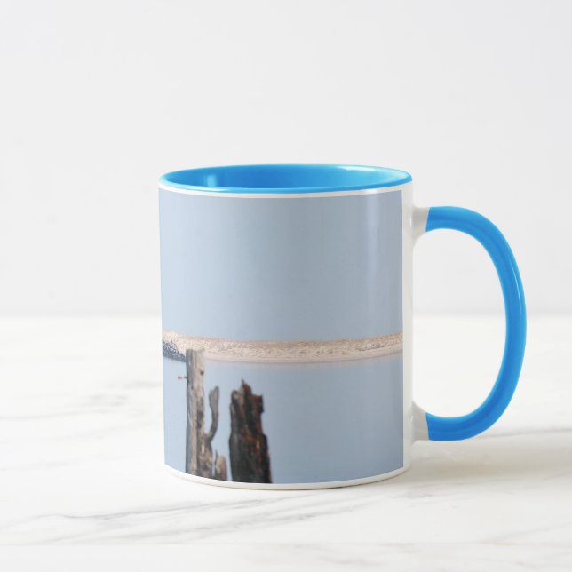Delaware Breakwater & Harbor of Refuge Lighthouses Mug (Right)