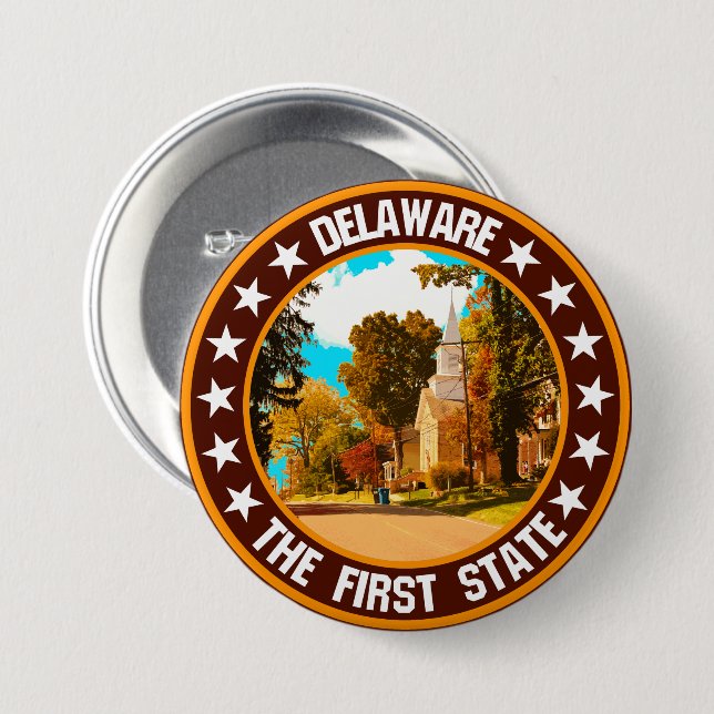 Delaware Button (Front & Back)