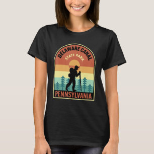 Delaware Canal State Park Pennsylvania Retro Hikin T-Shirt