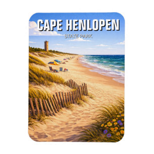 Delaware Cape Henlopen State Park Magnet
