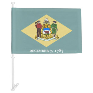 Delaware Car Flag