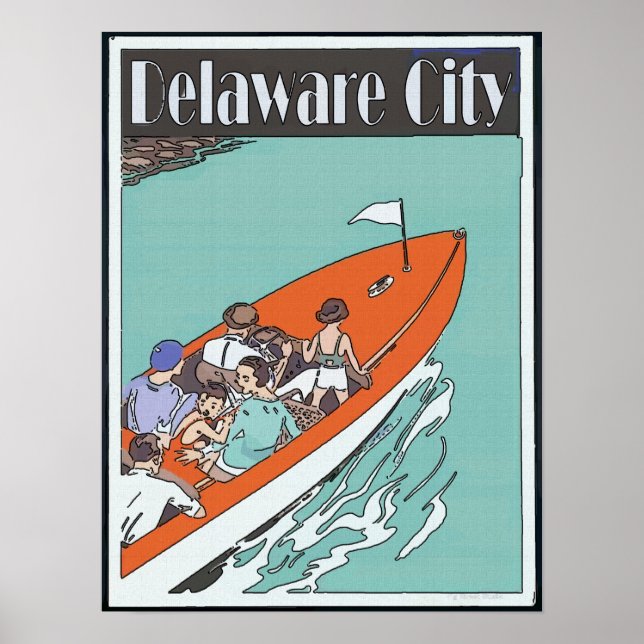 Delaware City, Delaware Poster (Front)