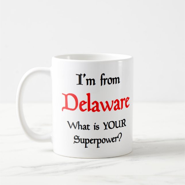 delaware coffee mug (Left)