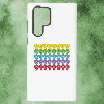 Delaware Colorful Hearts Samsung Galaxy S22 Ultra Case<br><div class="desc">Do you like colorful phone cases?  Do you like the state of Delaware?  This phone case features yellow,  green,  blue,  purple and red hearts that say Delaware.</div>