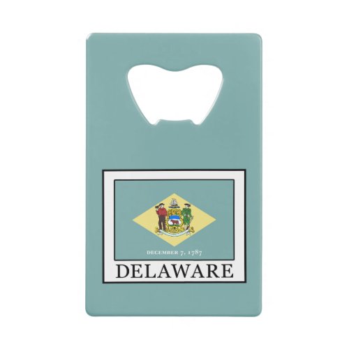 Delaware Credit Card Bottle Opener