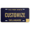 Delaware Custom License Plate