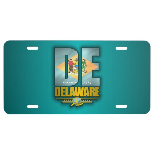Delaware DE License Plate