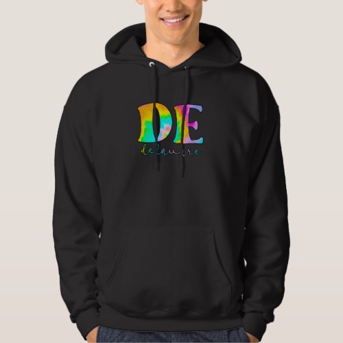 Delaware De Tie Dye Hoodie