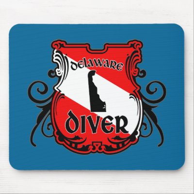 Delaware Diver Mouse Pad