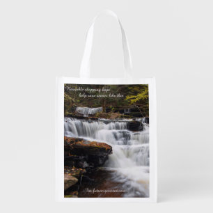 Delaware Falls - Saving the Environment Grocery Bag