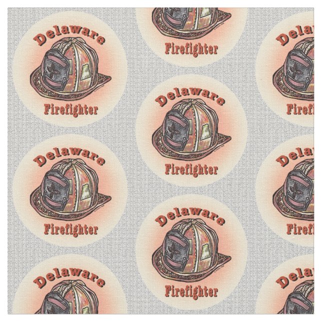 Delaware Firefighter Fabric (Close Up)