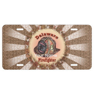 Delaware Firefighter License Plate