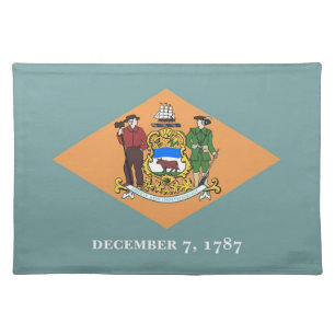 Delaware Flag American MoJo Placemat