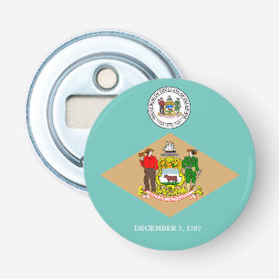 Delaware flag bottle opener