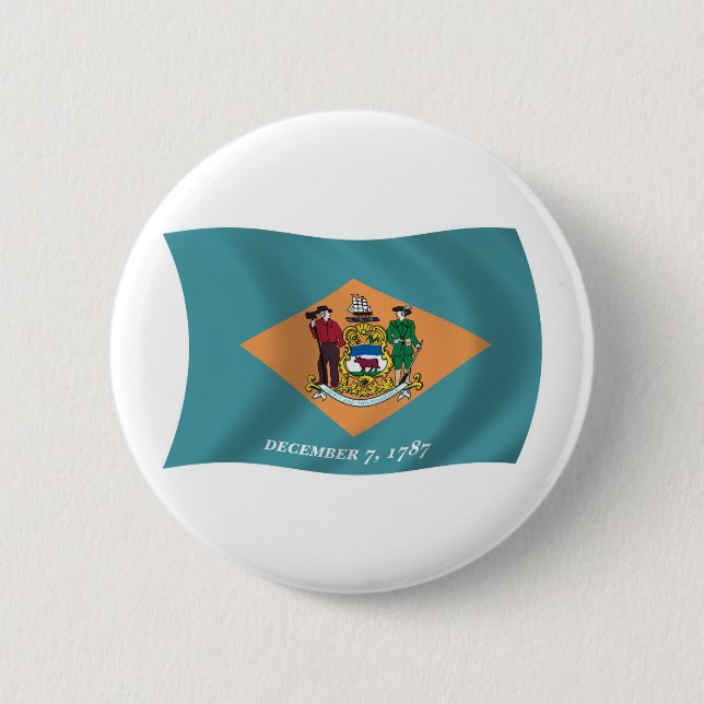 Delaware Flag Button (Front)