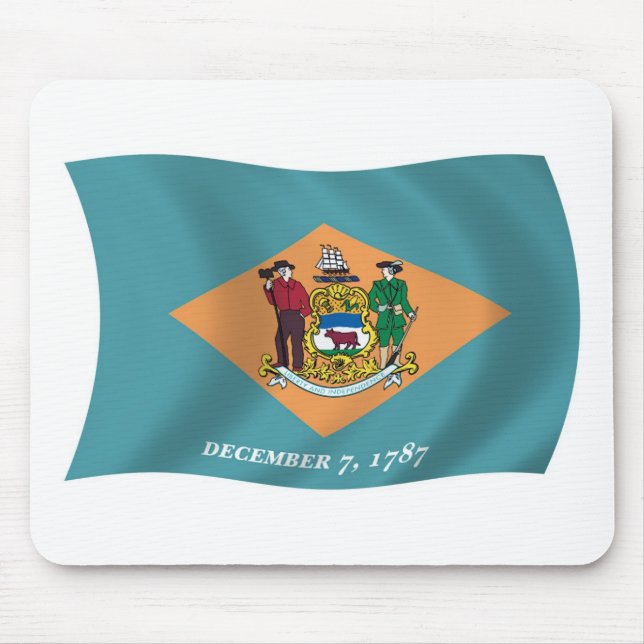 Delaware Flag Mousepad (Front)