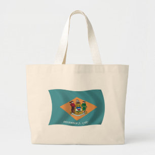 Delaware Flag Tote Bag