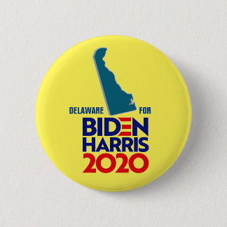 Delaware for Biden Harris 2020 Button