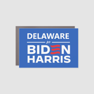 Delaware for Biden Harris Car Magnet