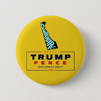 Delaware for Trump pence 2020 Button