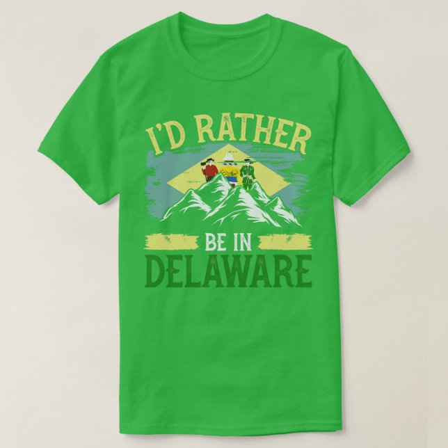 Delaware Home State Souvenir T-Shirt (Design Front)
