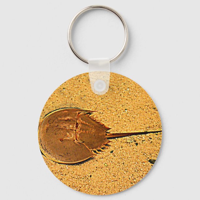 Delaware Horseshoe Crab Keychain (Front)