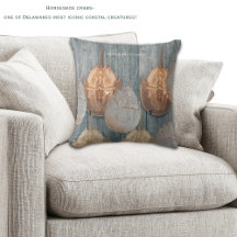 Delaware Horseshoe Crab Pillow – Coastal Decor