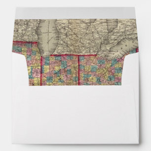 Delaware, Illinois, Indiana, and Iowa Envelope