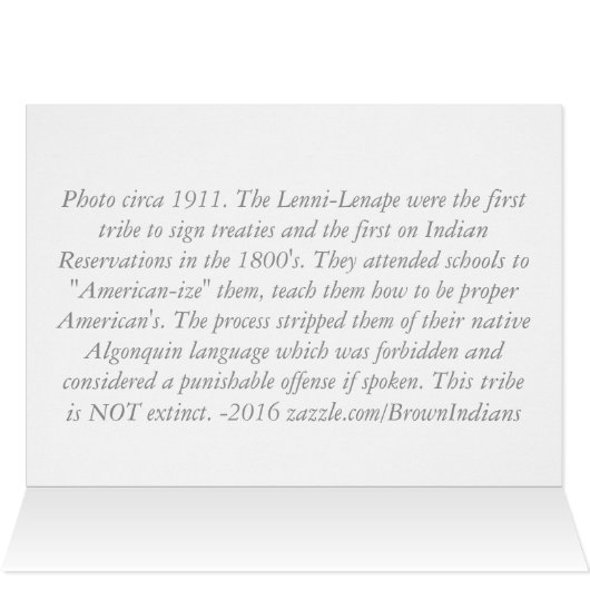 Delaware Indians - Nanticoke Lenni Lenape (negro) (Inside Horizontal (Top))