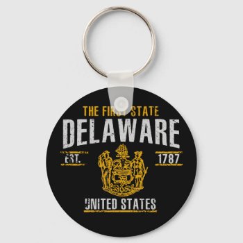 Delaware Keychain by KDRTRAVEL at Zazzle