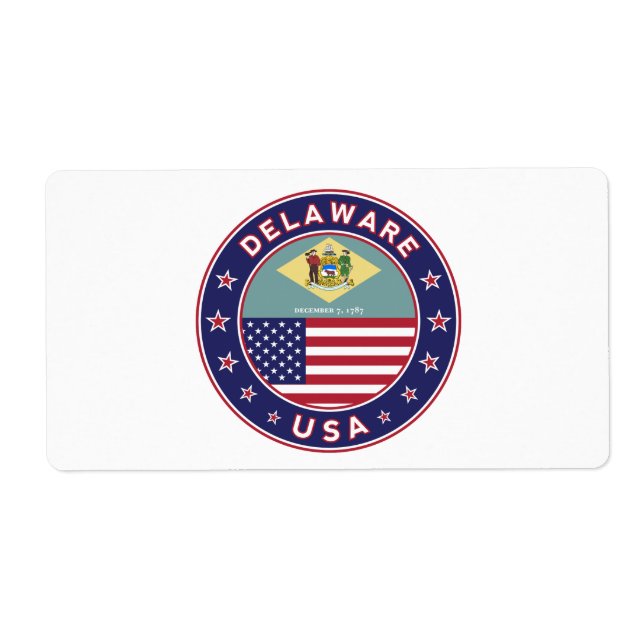 Delaware Label (Front)
