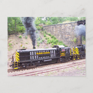 Delaware Lackawanna Railroad Company Alco RS-3s Postcard