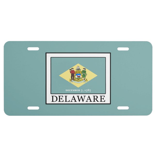 Delaware License Plate (Front)