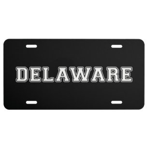 Delaware License Plate