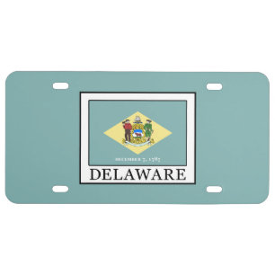 Delaware License Plate