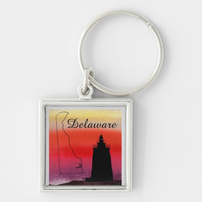 Delaware Lighthouse Keychain (Front)