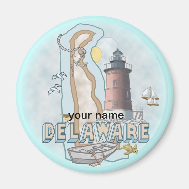 Delaware Lighthouse magnet (Front)