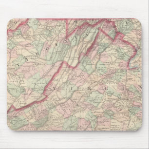 Delaware, Maryland, Virginia, West Virginia Mouse Pad