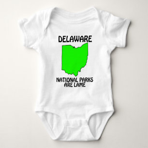Delaware - National Parks Are Lame Baby Bodysuit