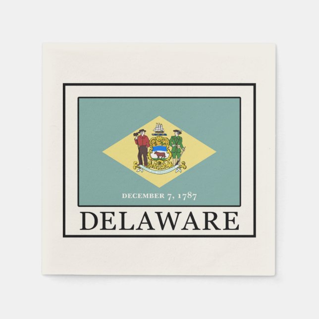 Delaware Paper Napkins (Front)