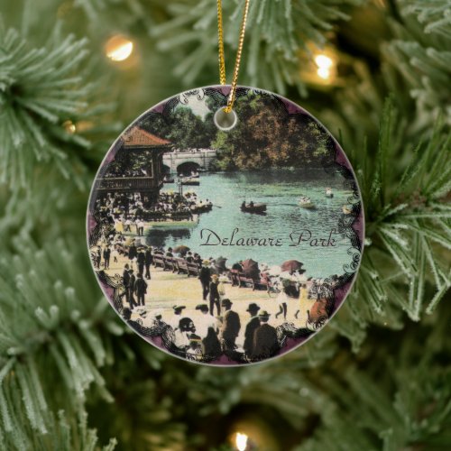 Delaware Park  Vintage Buffalo NY Ornament